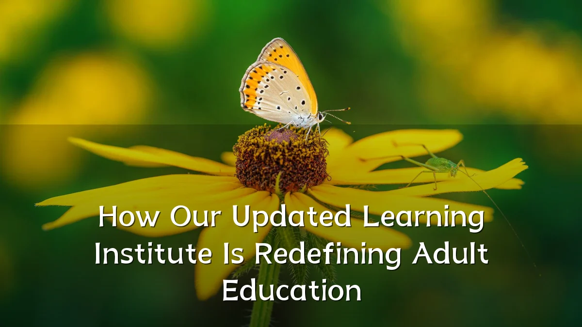 How Our Updated Learning Institute Is Redefining Adult Education